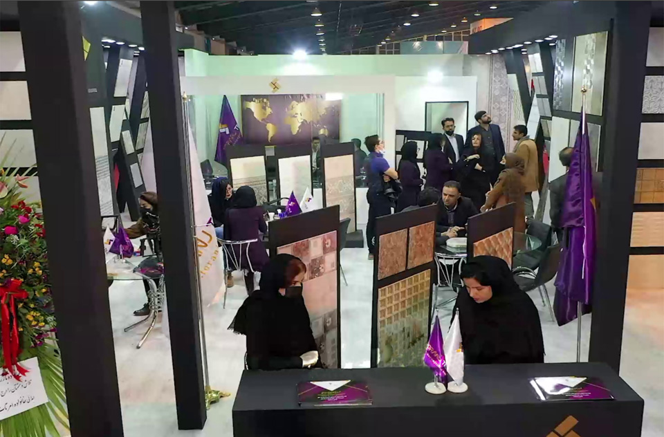 حضور ترنج در سیزدهمین نمایشگاه کاشی و سرامیک یزد 1400