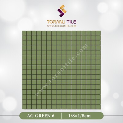 سرامیک کاشی استخری مربعی AG GREEN 6