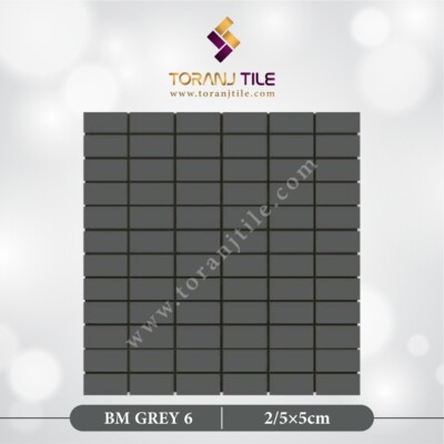 سرامیک کاشی استخری مستطیل البرز BM GREY 6