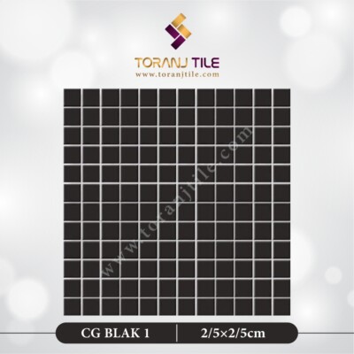 سرامیک کاشی استخری مربعی CG BLAK 1