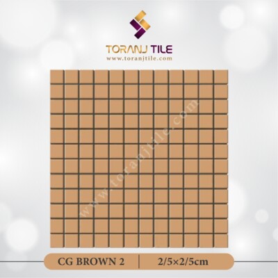 سرامیک کاشی استخری مربعی cg brown 2
