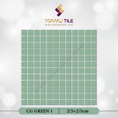 سرامیک کاشی استخری مربعی CG GREEN 1