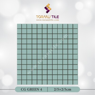 سرامیک کاشی استخری مربعی CG GREEN 4
