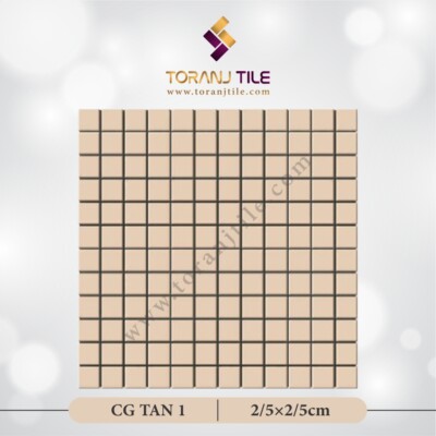 سرامیک کاشی استخری مربعی CG TAN 1