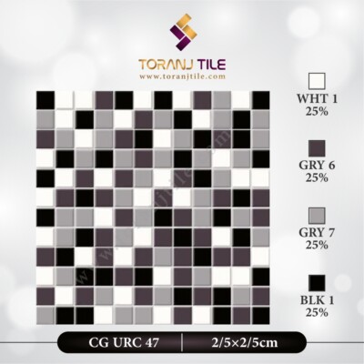 سرامیک کاشی استخری مربعی البرز CG URC 47