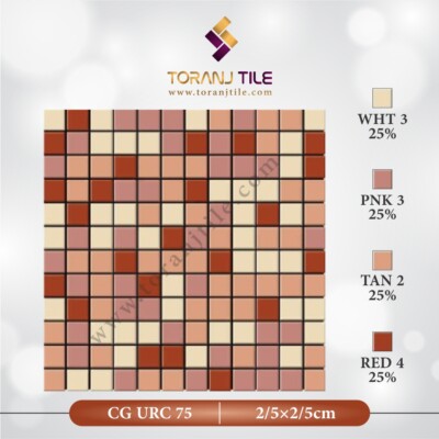 سرامیک کاشی استخری مربعی البرز CG URC 75