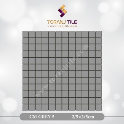 سرامیک کاشی استخری مربعی CM GREY 5