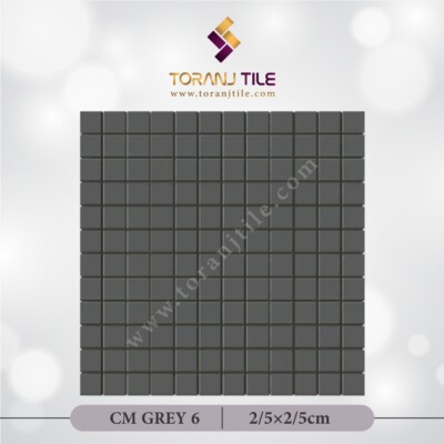سرامیک کاشی استخری مربعی CM GREY 6