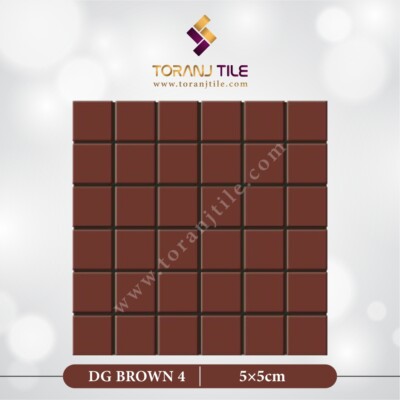 سرامیک کاشی استخری مربع البرز DG BROWN 4