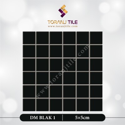 سرامیک کاشی استخری مربع البرز DM BLAK 1