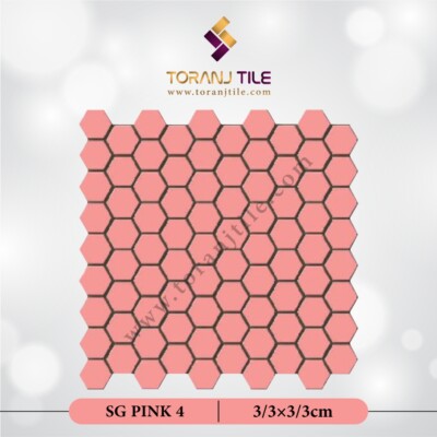 سرامیک کاشی استخری شش ضلعی البرز SG PINK 4