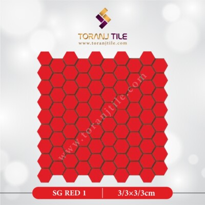 سرامیک کاشی استخری شش ضلعی البرز SG RED 1