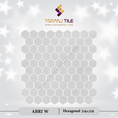 کاشی استخری گلدیس شش ضلعی ABRI W ابر و باد