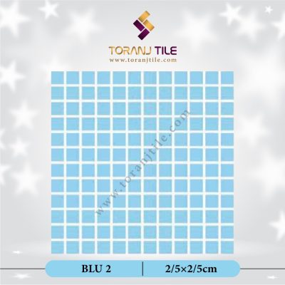 کاشی استخری گلدیس BLU 2 مربع ساده