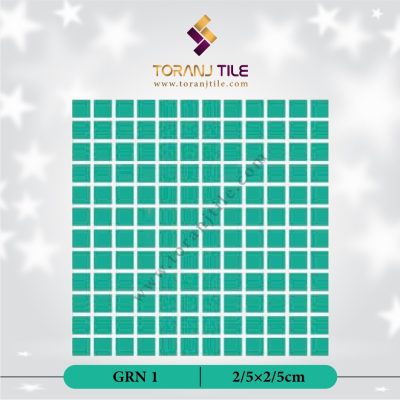 کاشی استخری گلدیس GRN 1 مربع ساده