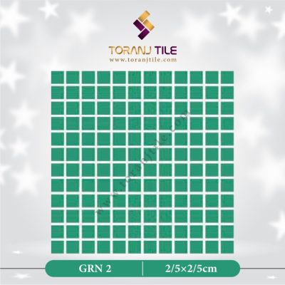 کاشی استخری گلدیس GRN 2 مربع ساده