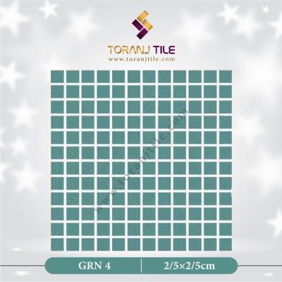 کاشی استخری گلدیس GRN 4 مربع ساده