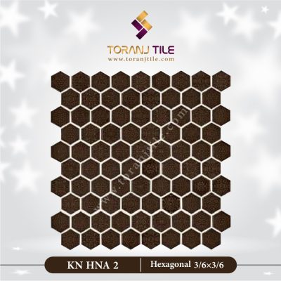 کاشی استخری گلدیس شش ضلعی KN HNA 2 تک رنگ رستیک