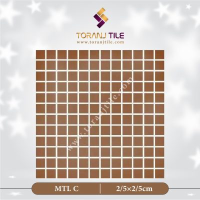 کاشی استخری گلدیس MTL C مربع ساده