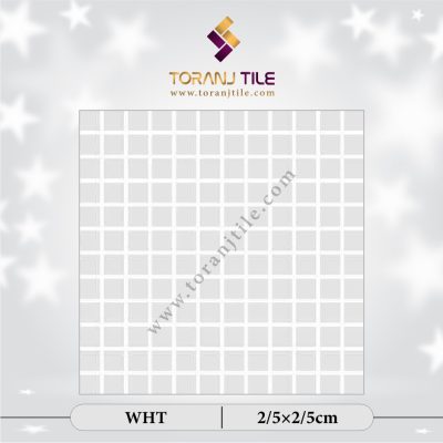 کاشی استخری گلدیس WHT مربع ساده